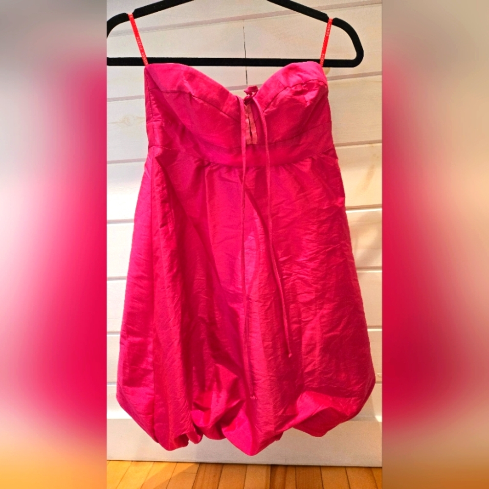 Alexia Admor Red Strapless Sweetheart Sundress